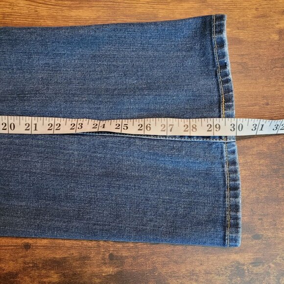 Levi's Jeans Womens 16 Bootcut 515 Button Flap Studded Mid Rise Stretch Denim - Picture 9 of 11